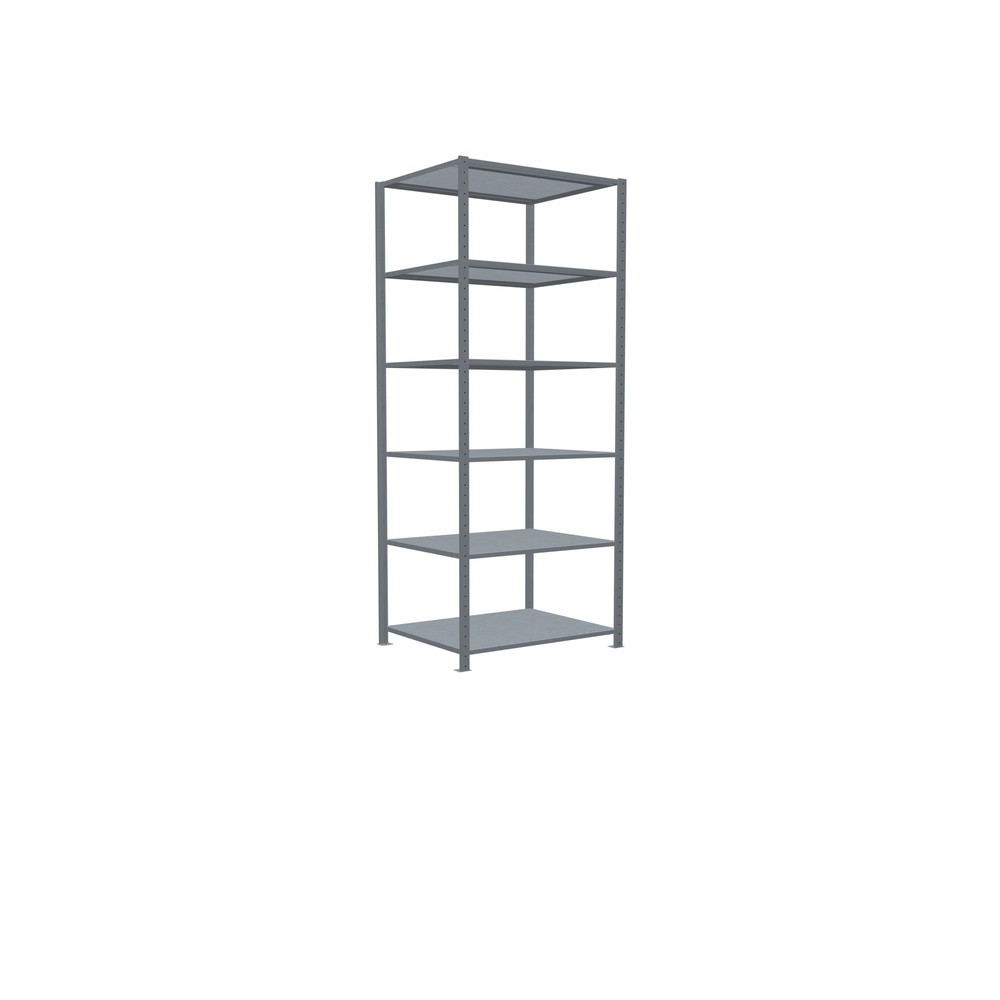 Número de imagen del producto 2: Estantería de cargas pequeñas SCHULTE galvanizada, carga por estante 330 kg, HxAxF 2.500 x 1.060 x 836 mm