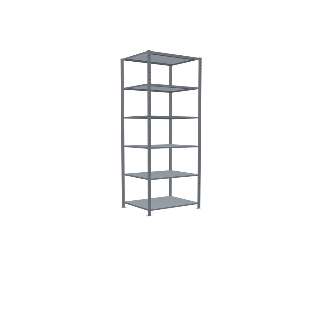 Estantería de cargas pequeñas SCHULTE galvanizada, carga por estante 330 kg, HxAxF 2.500 x 1.060 x 836 mm Número de imagen del producto 2: Estantería de cargas pequeñas SCHULTE galvanizada, carga por estante 330 kg, HxAxF 2.500 x 1.060 x 836 mm