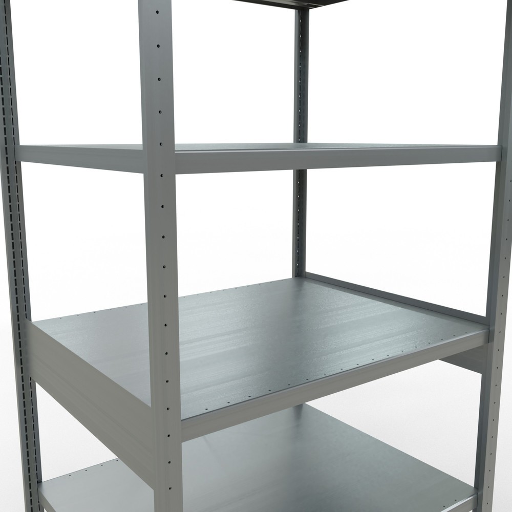Número de imagen del producto 5: Estantería de cargas pequeñas SCHULTE galvanizada, carga por estante 330 kg, HxAxF 2.500 x 1.060 x 836 mm