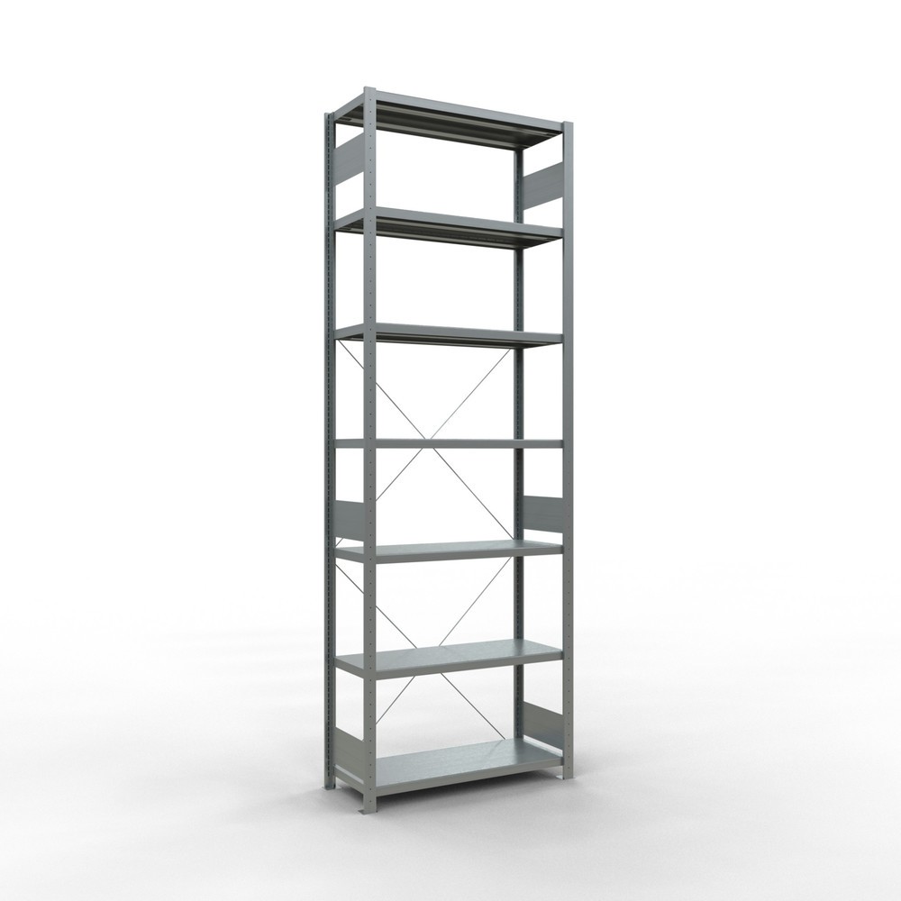 Imagen del producto: Estantería de cargas pequeñas SCHULTE galvanizada, carga por estante 330 kg, HxAxF 3.000 x 1.060 x 436 mm
