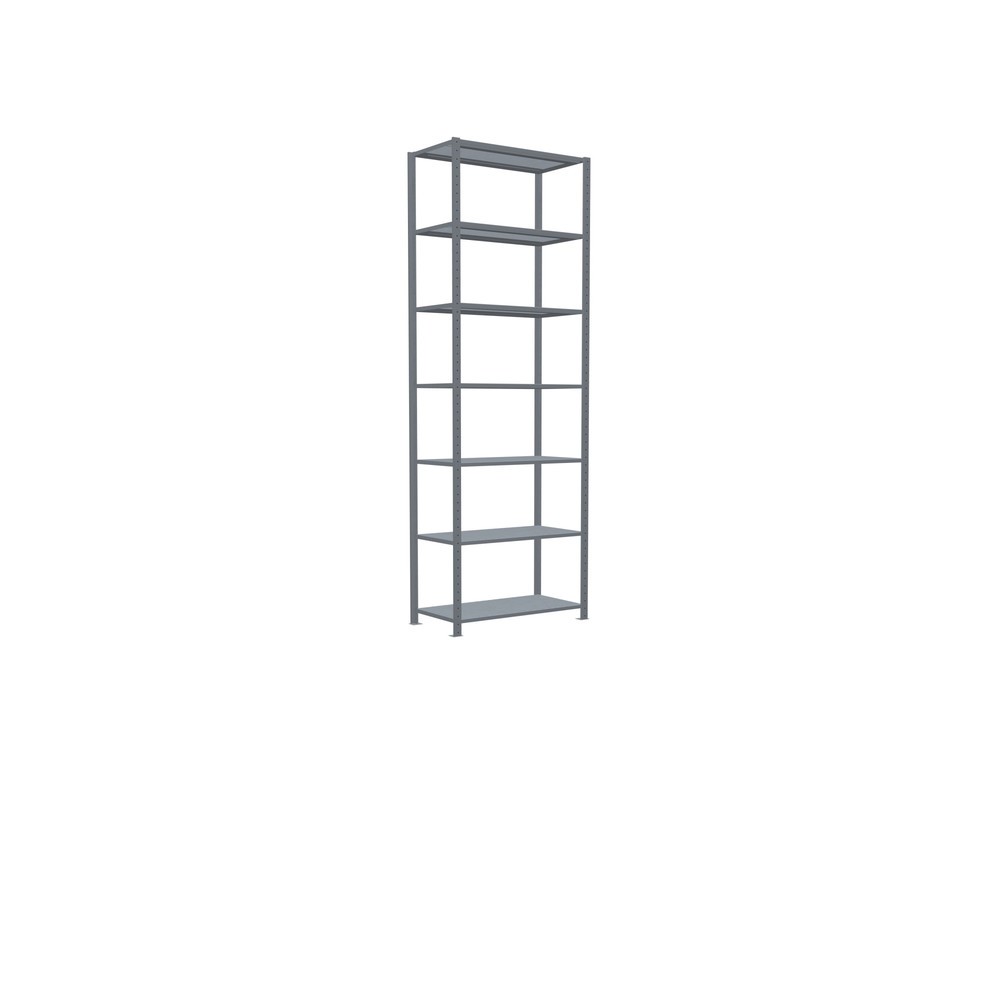 Número de imagen del producto 2: Estantería de cargas pequeñas SCHULTE galvanizada, carga por estante 330 kg, HxAxF 3.000 x 1.060 x 536 mm