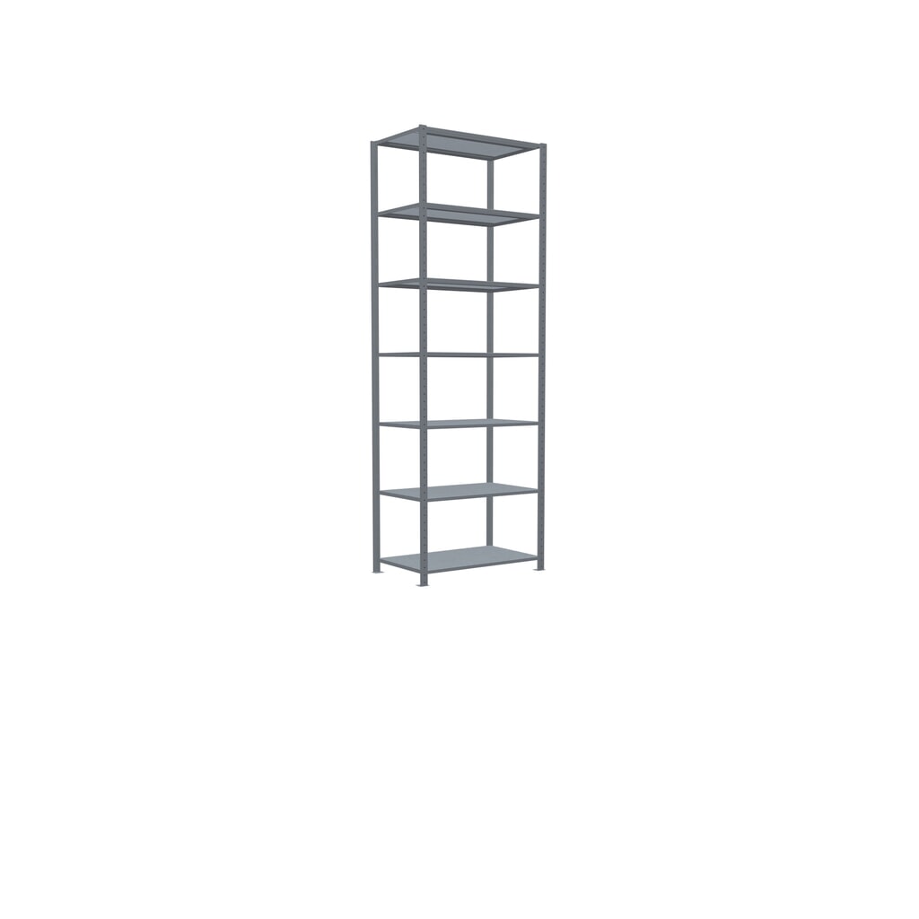 Estantería de cargas pequeñas SCHULTE galvanizada, carga por estante 330 kg, HxAxF 3.000 x 1.060 x 636 mm Número de imagen del producto 2: Estantería de cargas pequeñas SCHULTE galvanizada, carga por estante 330 kg, HxAxF 3.000 x 1.060 x 636 mm