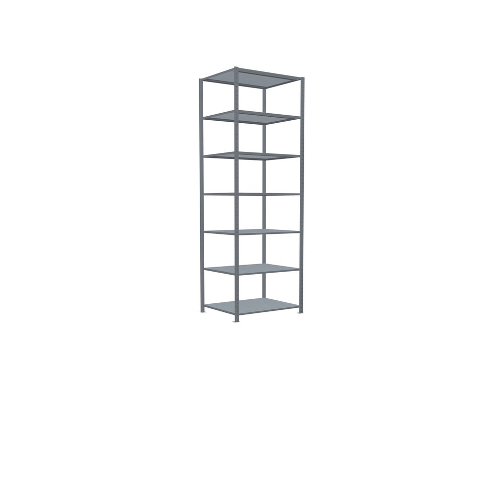 Número de imagen del producto 2: Estantería de cargas pequeñas SCHULTE galvanizada, carga por estante 330 kg, HxAxF 3.000 x 1.060 x 836 mm