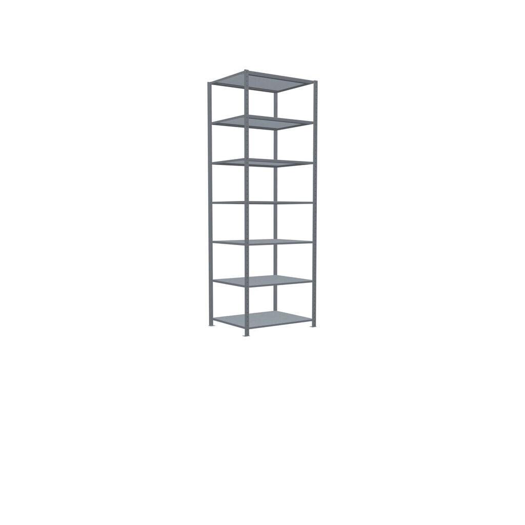 Número de imagen del producto 2: Estantería de cargas pequeñas SCHULTE galvanizada, carga por estante 330 kg, HxAxF 3.000 x 1.060 x 836 mm