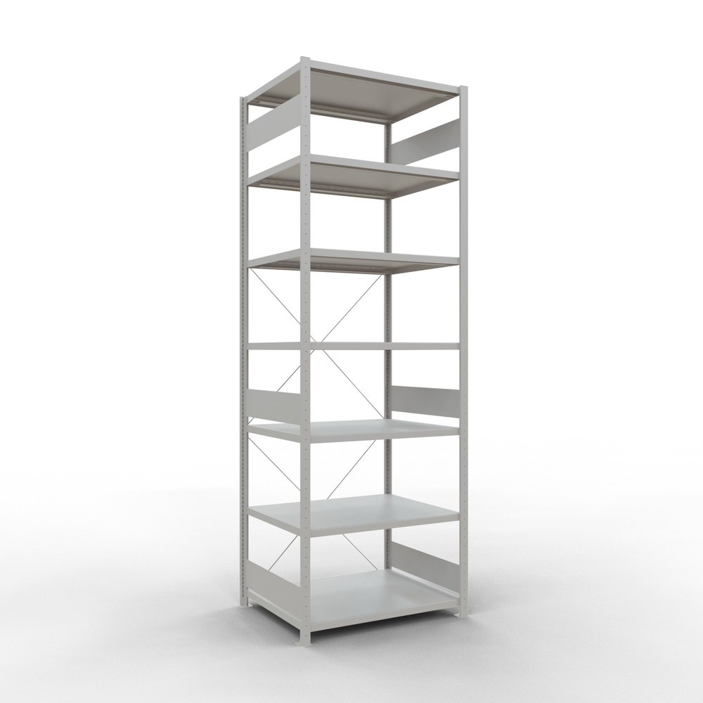 Imagen del producto: Estantería de cargas pequeñas SCHULTE gris claro, carga por estante 330 kg, HxAxF 3.000 x 1.060 x 836 mm