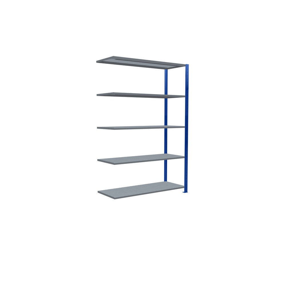 Número de imagen del producto 2: estantería SCHULTE sistema de encajado|sistema de ensamblajes, módulo adicional, carga del estantería de cargas pequeñas 150 kg, azul genciana galvanizado, alto H x An x F 2.000 x 1.300 x 500 mm