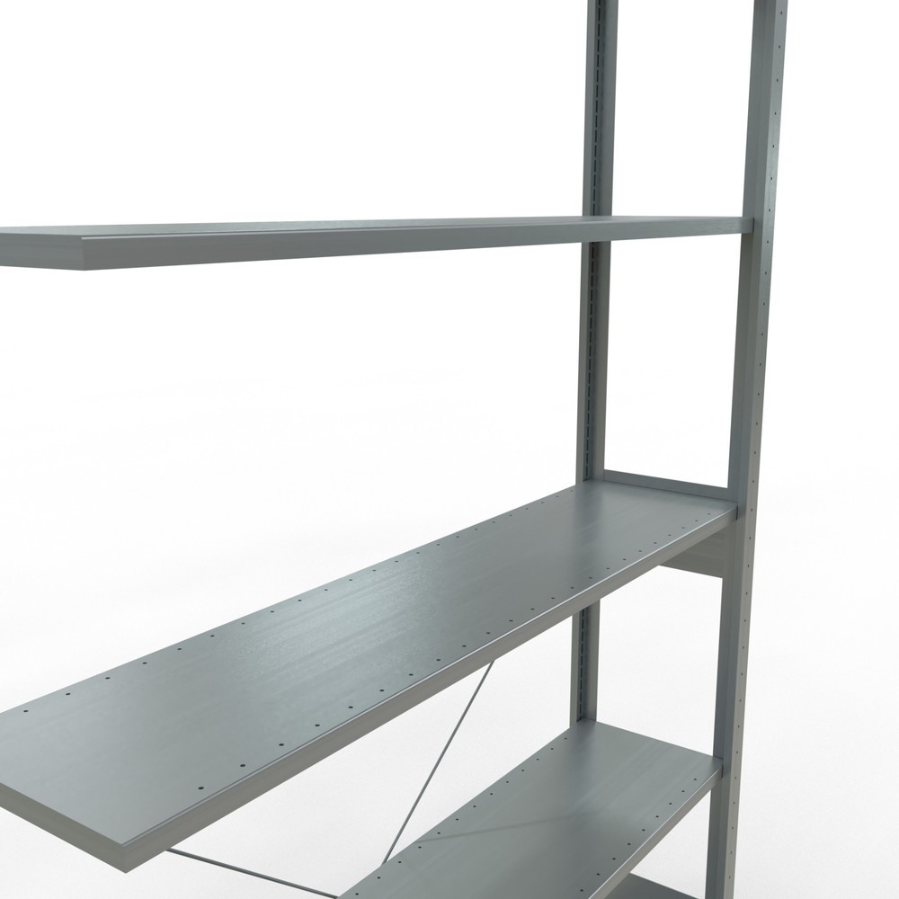 Número de imagen del producto 5: estantería SCHULTE sistema de encajado|sistema de ensamblajes módulo adicional carga estantería de cargas pequeñas 150 kg galvanizado alto H x An x F 2.500 x 1.300 x 300 mm