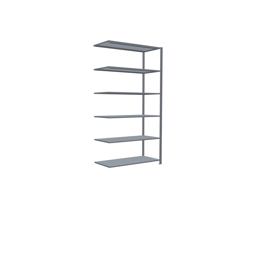 Número de imagen del producto 2: Estantería de cargas pequeñas SCHULTE con sistema de encajado, módulo adicional, carga por estante de 150 kg, galvanizada, Al x An x F 2.500 x 1.300 x 600 mm