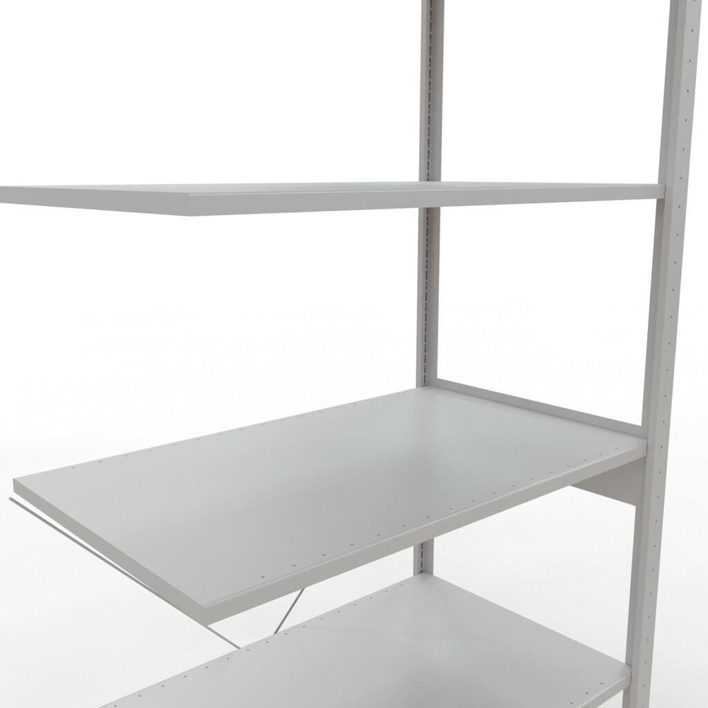 Estantería de cargas pequeñas SCHULTE, módulo adicional, carga por estante 150 kg, gris luminoso, H x An x Fo 2.500 x 1.000 x 600 mm Número de imagen del producto 5: Estantería de cargas pequeñas SCHULTE, módulo adicional, carga por estante 150 kg, gris luminoso, H x An x Fo 2.500 x 1.000 x 600 mm