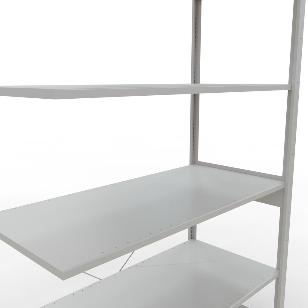 Estantería de cargas pequeñas SCHULTE, módulo adicional, carga por estante 150 kg, gris luminoso, H x An x Fo 2.500 x 1.300 x 600 mm Número de imagen del producto 5: Estantería de cargas pequeñas SCHULTE, módulo adicional, carga por estante 150 kg, gris luminoso, H x An x Fo 2.500 x 1.300 x 600 mm