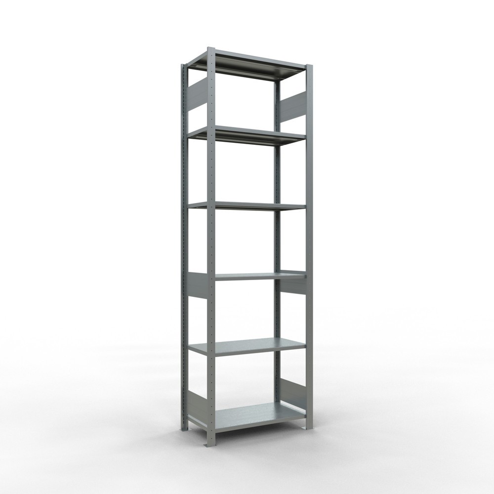 Imagen del producto: Estantería de cargas pequeñas SCHULTE galvanizada, carga por estante 150 kg, HxAxF 2.500 x 810 x 436 mm
