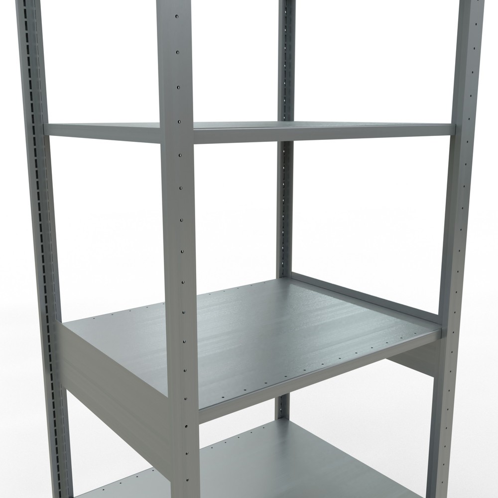 Número de imagen del producto 4: Estantería de cargas pequeñas SCHULTE galvanizada, carga por estante 150 kg, HxAxF 2.500 x 810 x 636 mm