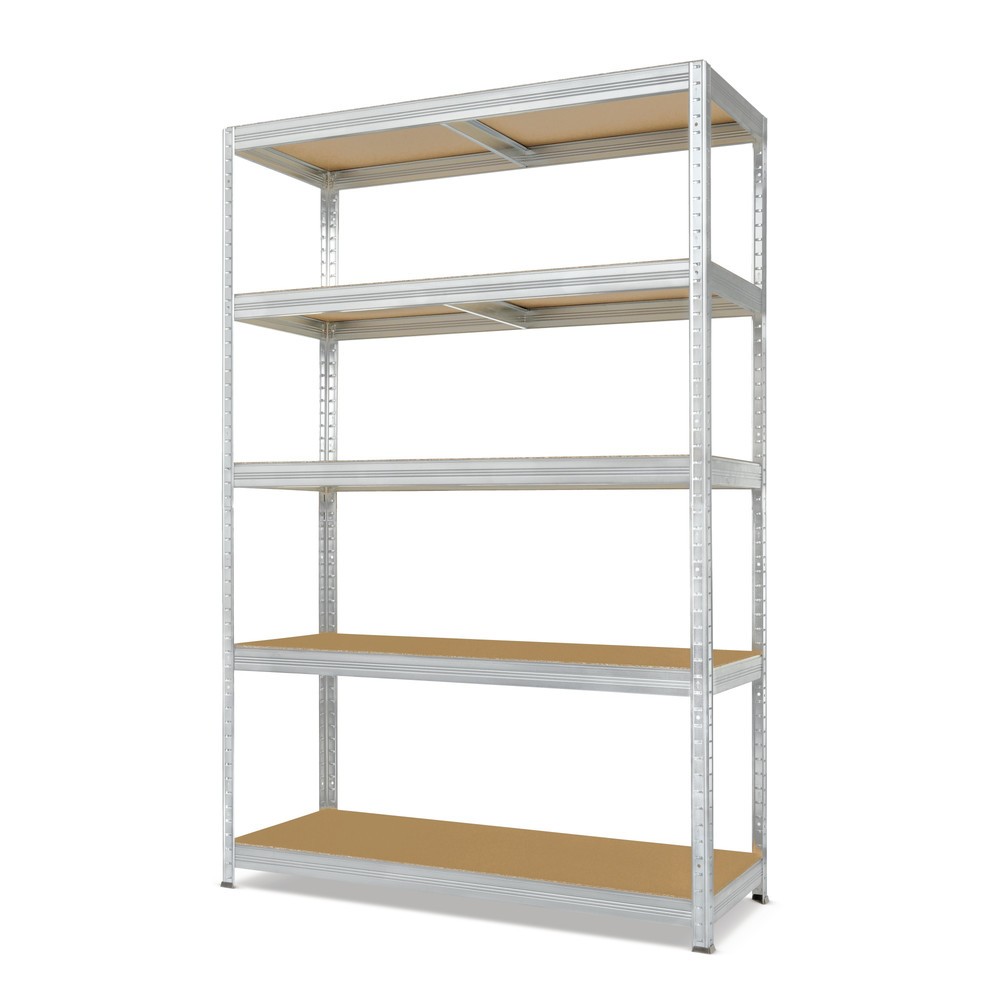 Número de imagen del producto 1: Estantería de cargas pequeñas Steinbock® tipo M galvanizada, carga por estante 150 kg, HxAxF 1.800 x 1.200 x 450 mm