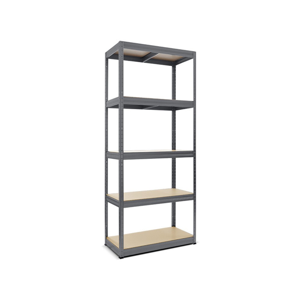 Número de imagen del producto 1: Estantería de cargas pequeñas HEMMDAL tipo XS gris grafito, carga por estante 150 kg, HxAxF 1.800 x 750 x 350 mm
