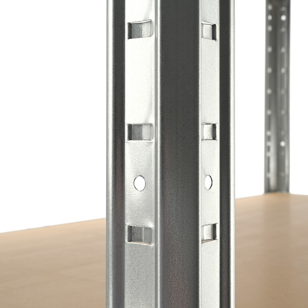 Número de imagen del producto 3: Estantería ancha HEMMDAL, sistema de encajado, carga por estante 500 kg, galvanizada, HxAxF 1.770 x 1.800 x 450 mm