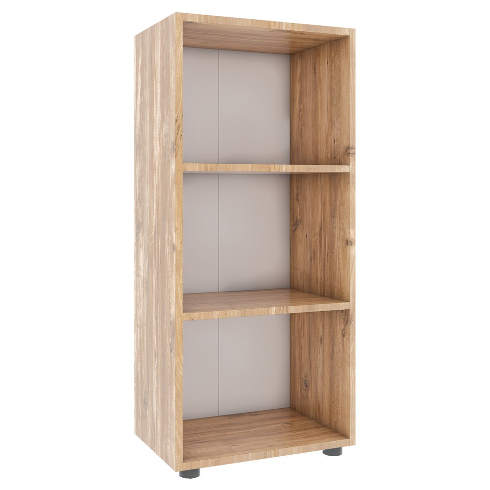 Número de imagen del producto 4: Estantería Ulas de 3 compartimentos, roble miel