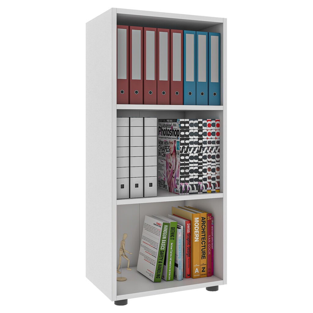 Imagen del producto: Estantería VCM Ulas de 3 compartimentos, blanca
