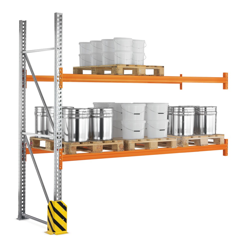 Estantería de paletización META MULTIPAL con módulo adicional y una carga por módulo de hasta 13.290 kg