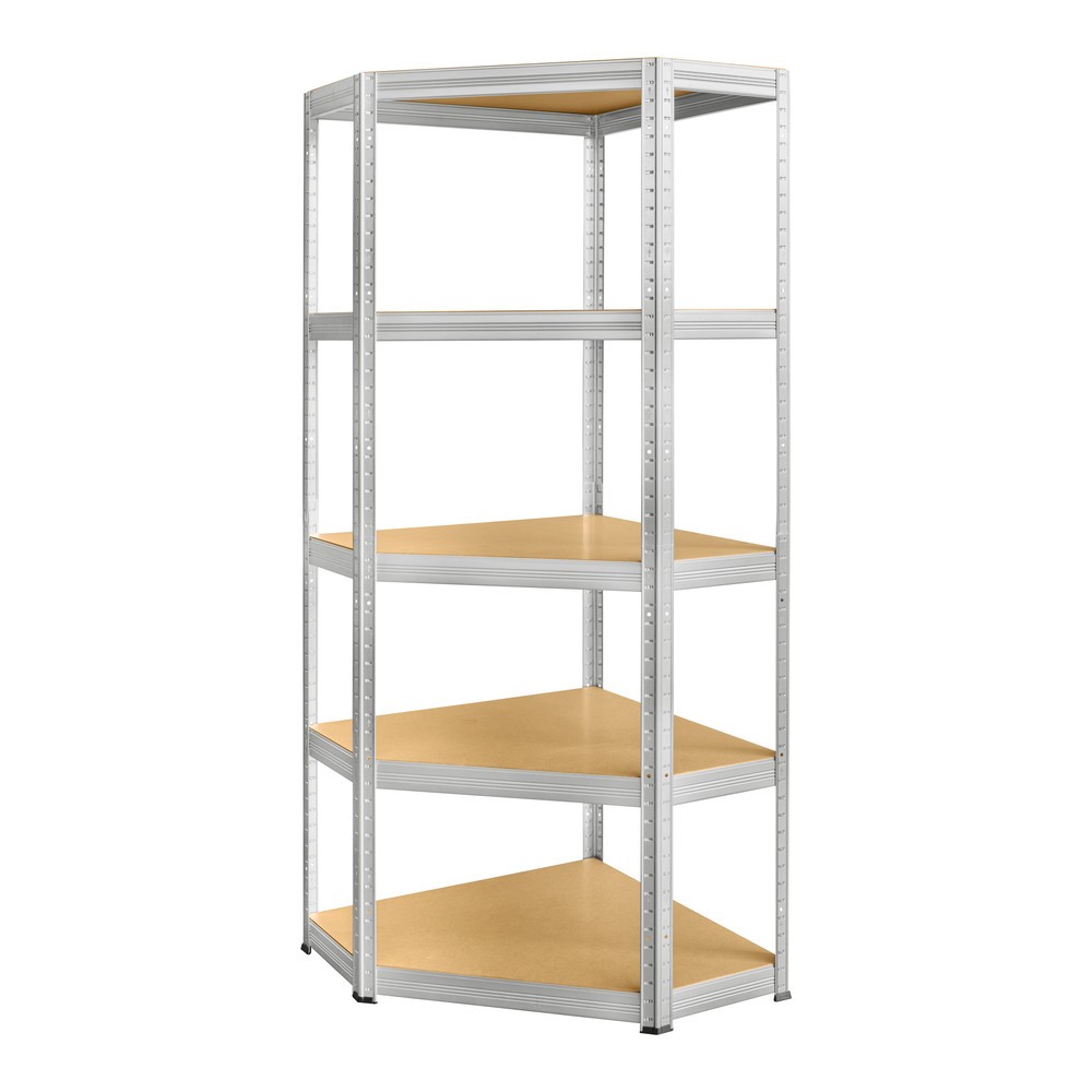 Número de imagen del producto 2: Estantería esquinera Steinbock®, galvanizada, carga por estante 250 kg, HxAxF 1.800 x 900 x 450 mm