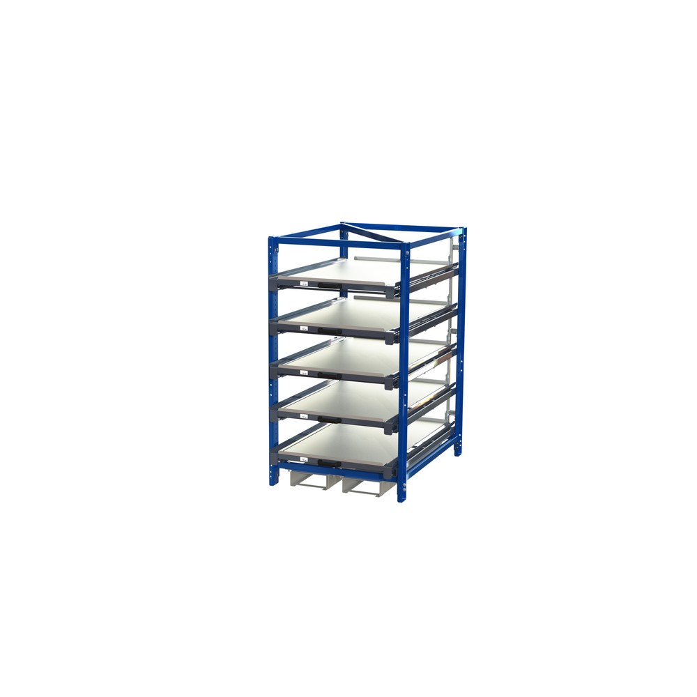 Número de imagen del producto 1: estantería extraíble, con bolsillos retráctiles, 5 cajones