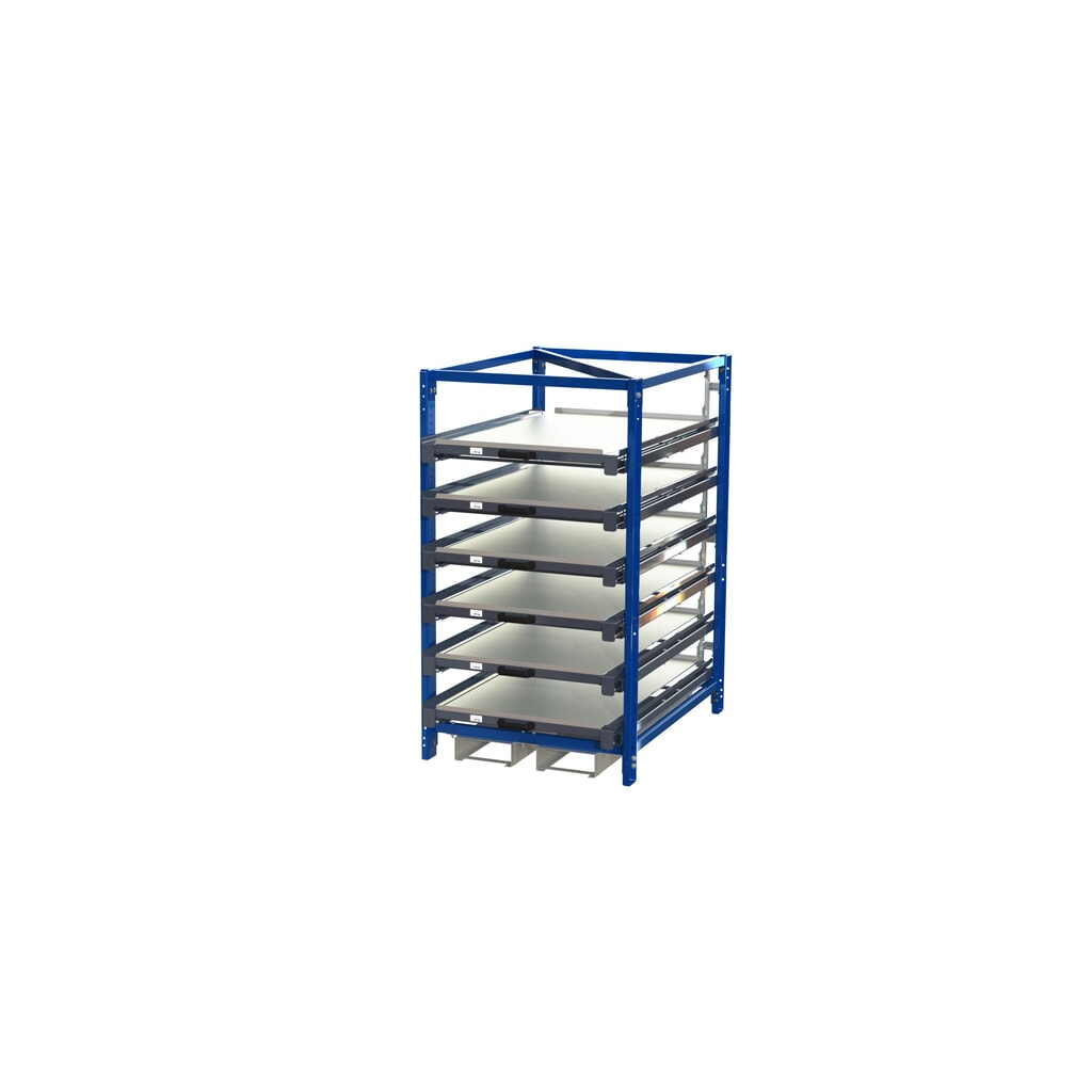 estantería extraíble, con bolsillos retráctiles, 6 cajones Número de imagen del producto 1: estantería extraíble, con bolsillos retráctiles, 6 cajones