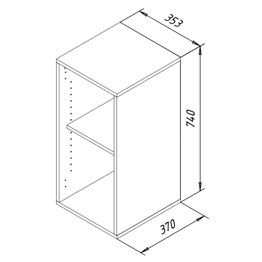 Número de imagen del producto 2: Estantería Lona I L, haya