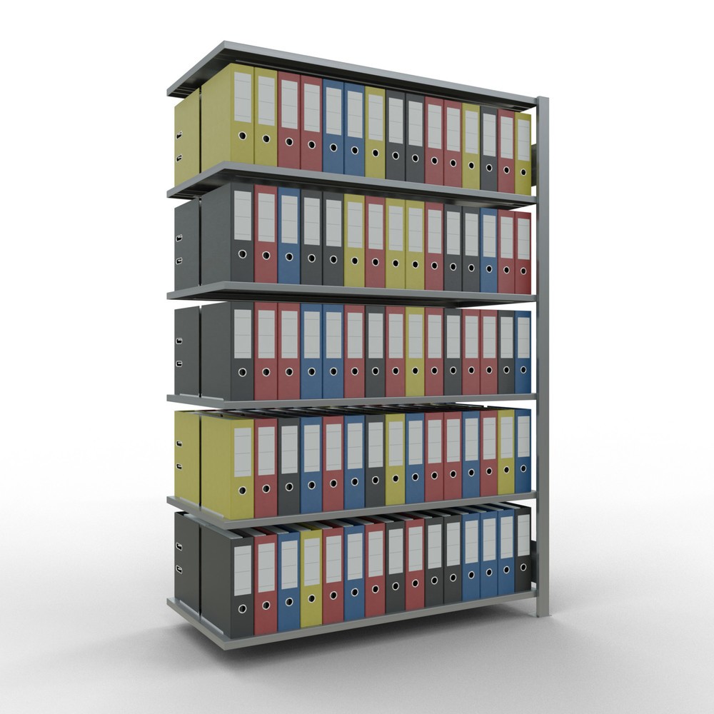 Número de imagen del producto 2: estantería para archivo SCHULTE módulo adicional, doble cara, sin topes centrales, carga por estante 150 kg, alto H x An x F 2.000 x 1300 x 600 mm