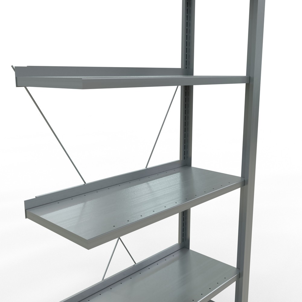 Número de imagen del producto 5: Estantería para archivo SCHULTE AF módulo adicional, unilateral, con topes finales, carga por estante 85 kg, Al x An x F 2.000 x 750 x 300 mm