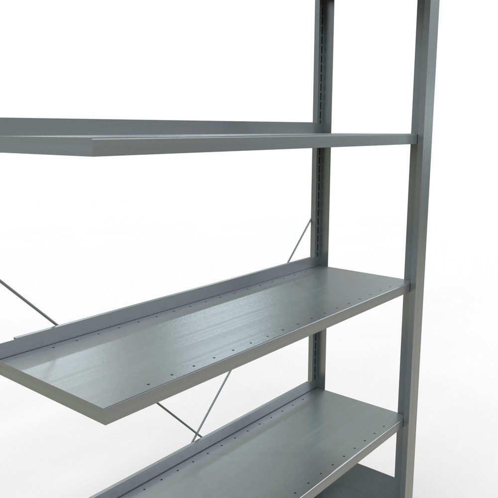 Número de imagen del producto 4: Estantería para archivo SCHULTE AF módulo adicional, unilateral, con topes finales, carga por estante 85 kg, Al x An x F 2.000 x 1.000 x 300 mm