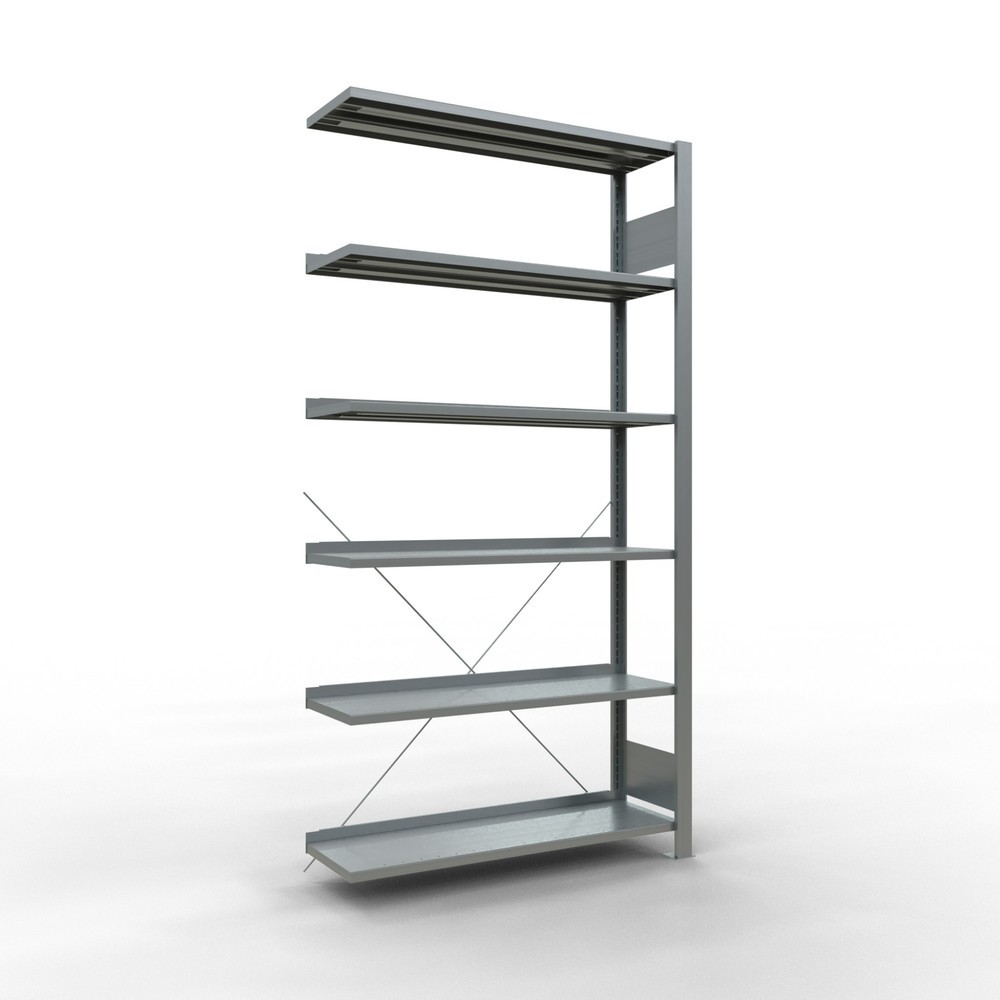 Imagen del producto: Estantería para archivo SCHULTE AF módulo adicional, unilateral, con topes finales, carga por estante 85 kg, Al x An x F 2.000 x 1.000 x 300 mm