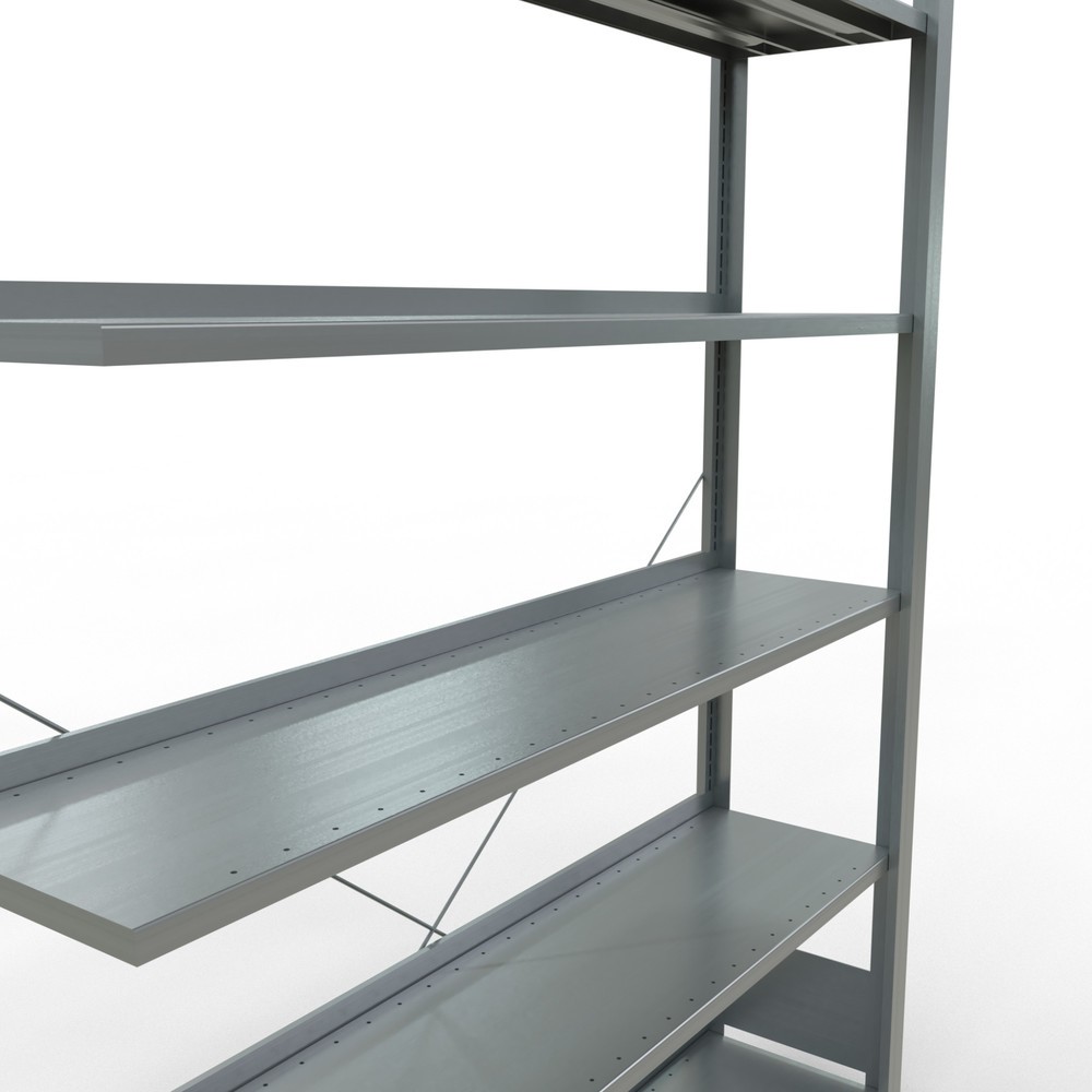Número de imagen del producto 4: Estantería para archivo SCHULTE AF módulo adicional, unilateral, con topes finales, carga por estante 85 kg, Al x An x F 2.000 x 1.300 x 300 mm