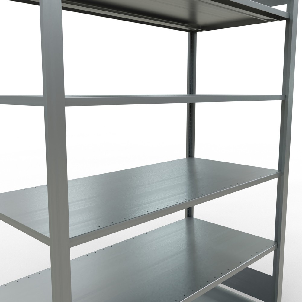 Número de imagen del producto 4: Estantería para archivo SCHULTE módulo inicial, bilateral, sin topes intermedios, carga por estante 150 kg, Al x An x F 2.000 x 1.300 x 600 mm