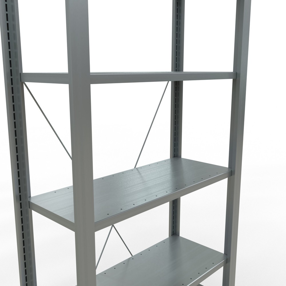 Número de imagen del producto 4: Estantería para archivo SCHULTE módulo inicial, unilateral, sin topes finales, carga por estante 85 kg, Al x An x F 2.000 x 750 x 300 mm
