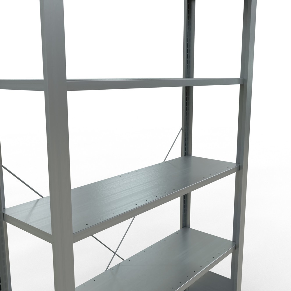 Número de imagen del producto 4: Estantería para archivo SCHULTE módulo inicial, unilateral, sin topes finales, carga por estante 85 kg, Al x An x F 2.000 x 1.000 x 300 mm