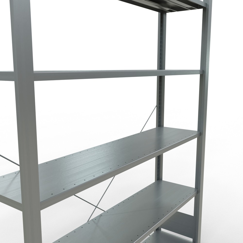 Número de imagen del producto 4: Estantería para archivo SCHULTE módulo inicial, unilateral, sin topes finales, carga por estante 85 kg, Al x An x F 2.000 x 1.300 x 300 mm