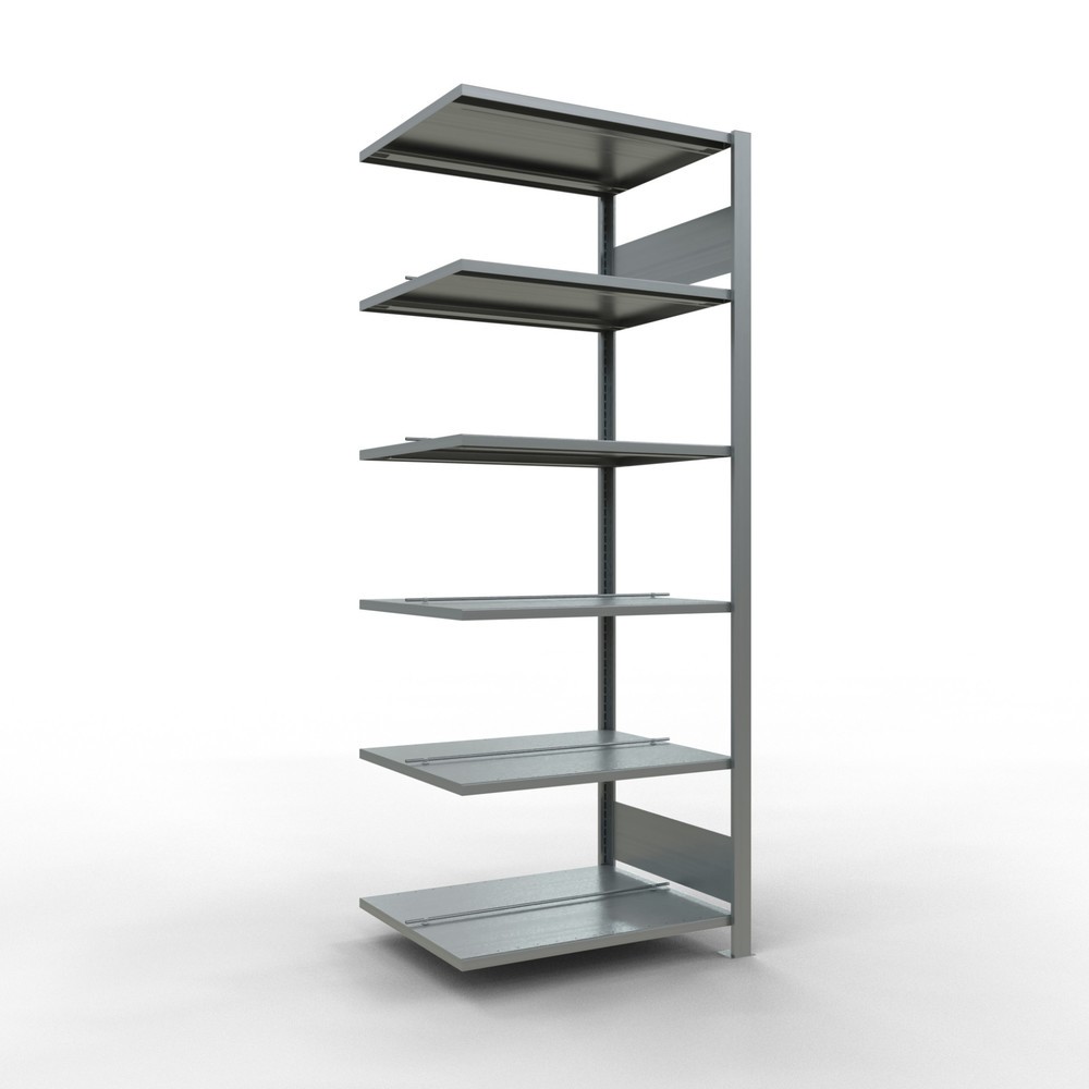 Imagen del producto: Estantería para archivos SCHULTE, módulo adicional, bilateral, con topes intermedios, carga por estante de 150 kg, Al x An x P: 2.000 x 750 x 600 mm