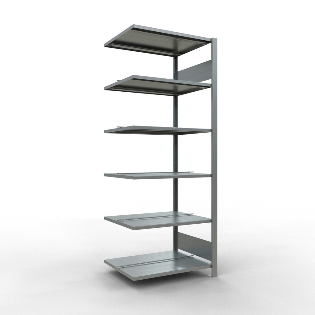 Imagen del producto: Estantería para archivos SCHULTE, módulo adicional, bilateral, con topes intermedios, carga por estante de 150 kg, Al x An x P: 2.000 x 750 x 600 mm