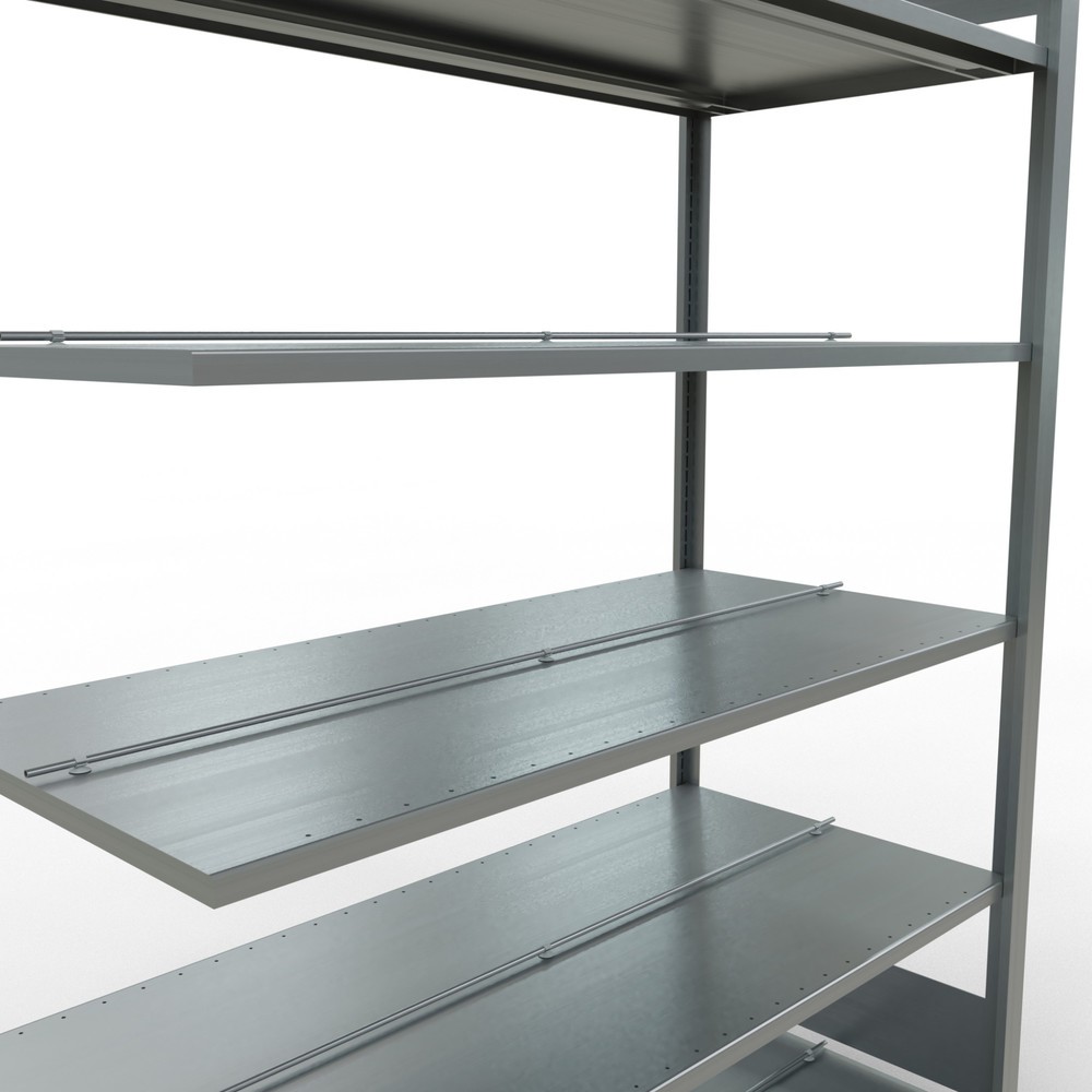 Número de imagen del producto 4: Estantería para archivos SCHULTE, módulo adicional, bilateral, con topes intermedios, carga por estante de 150 kg, Al x An x P: 2.000 x 1.300 x 600 mm