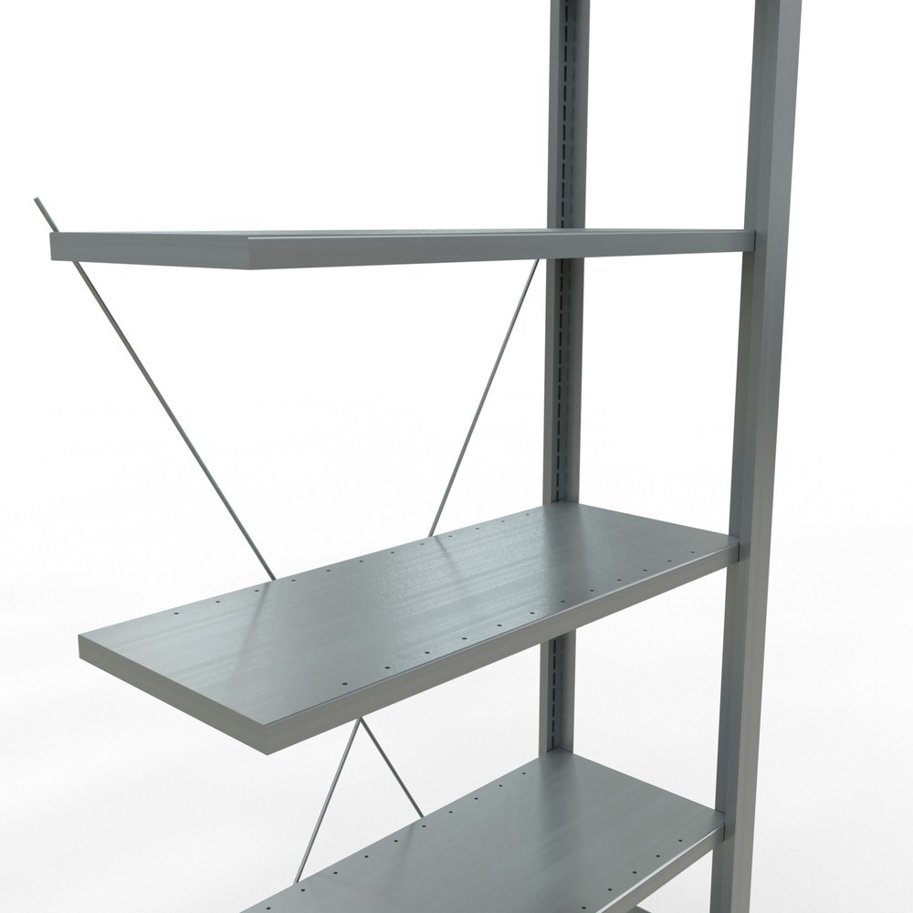 Número de imagen del producto 4: Estantería para archivos SCHULTE, módulo adicional, unilateral, sin topes finales, carga por estante de 85 kg, Al x An x P: 2.000 x 750 x 300 mm