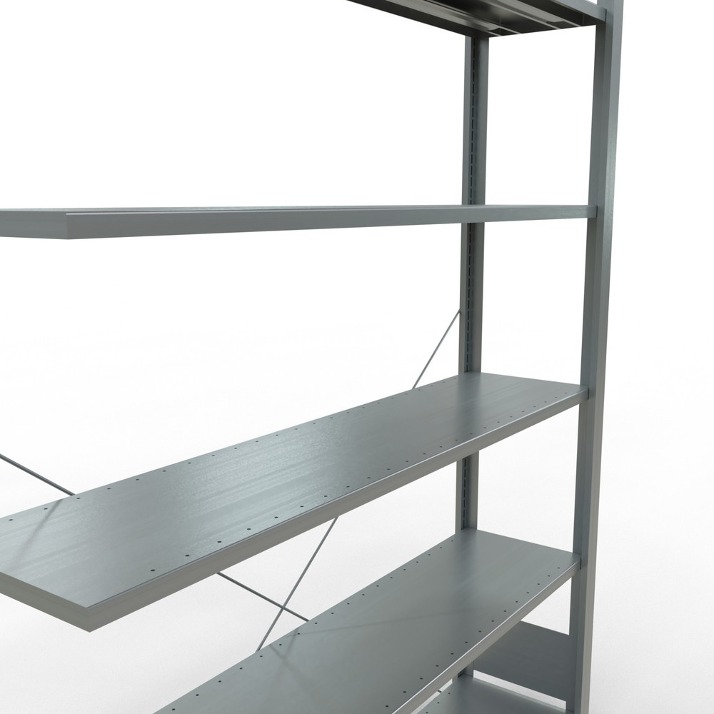 Número de imagen del producto 4: Estantería para archivos SCHULTE, módulo adicional, unilateral, sin topes finales, carga por estante de 85 kg, Al x An x P: 2.000 x 1.300 x 300 mm
