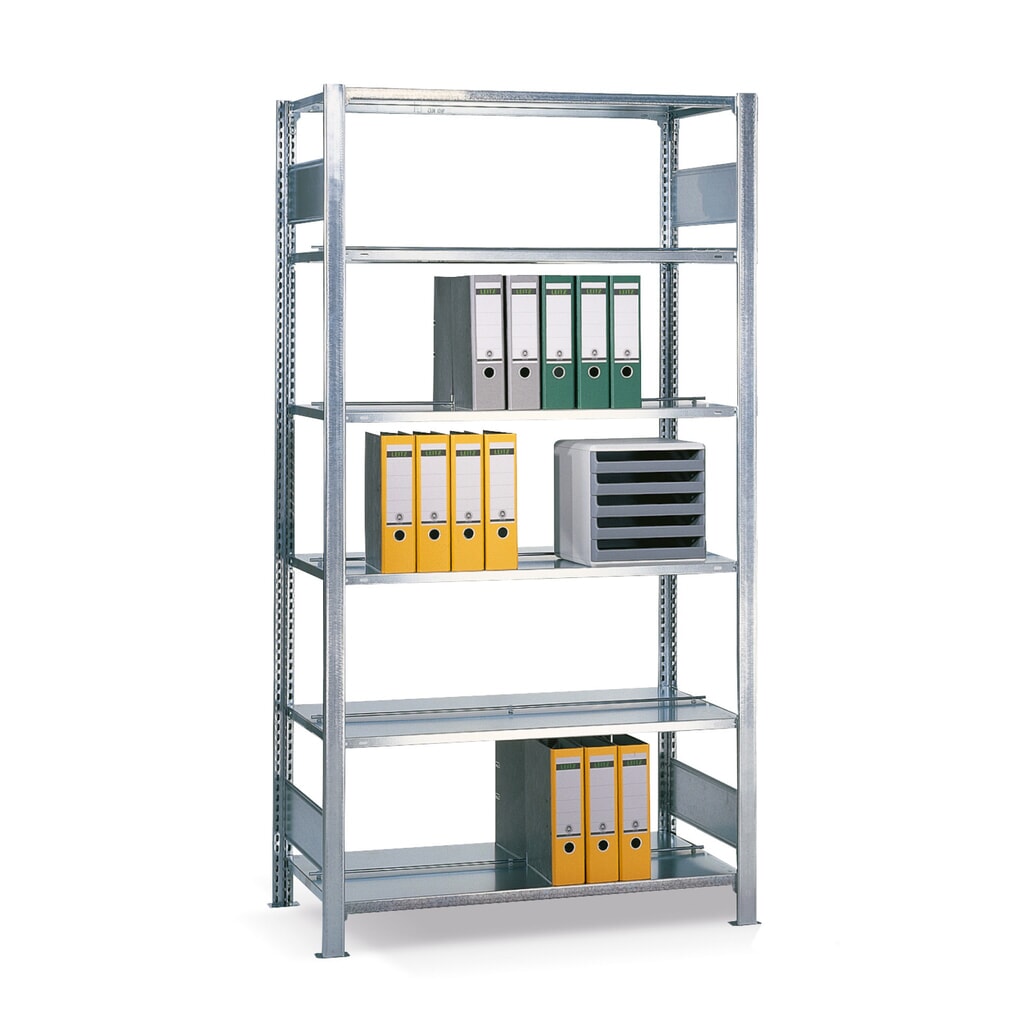 Imagen del producto: Estantería para archivos SCHULTE GF, bilateral, con topes intermedios, carga por estante de 150 kg, Al x An x P: 2.500 x 750 x 600 mm