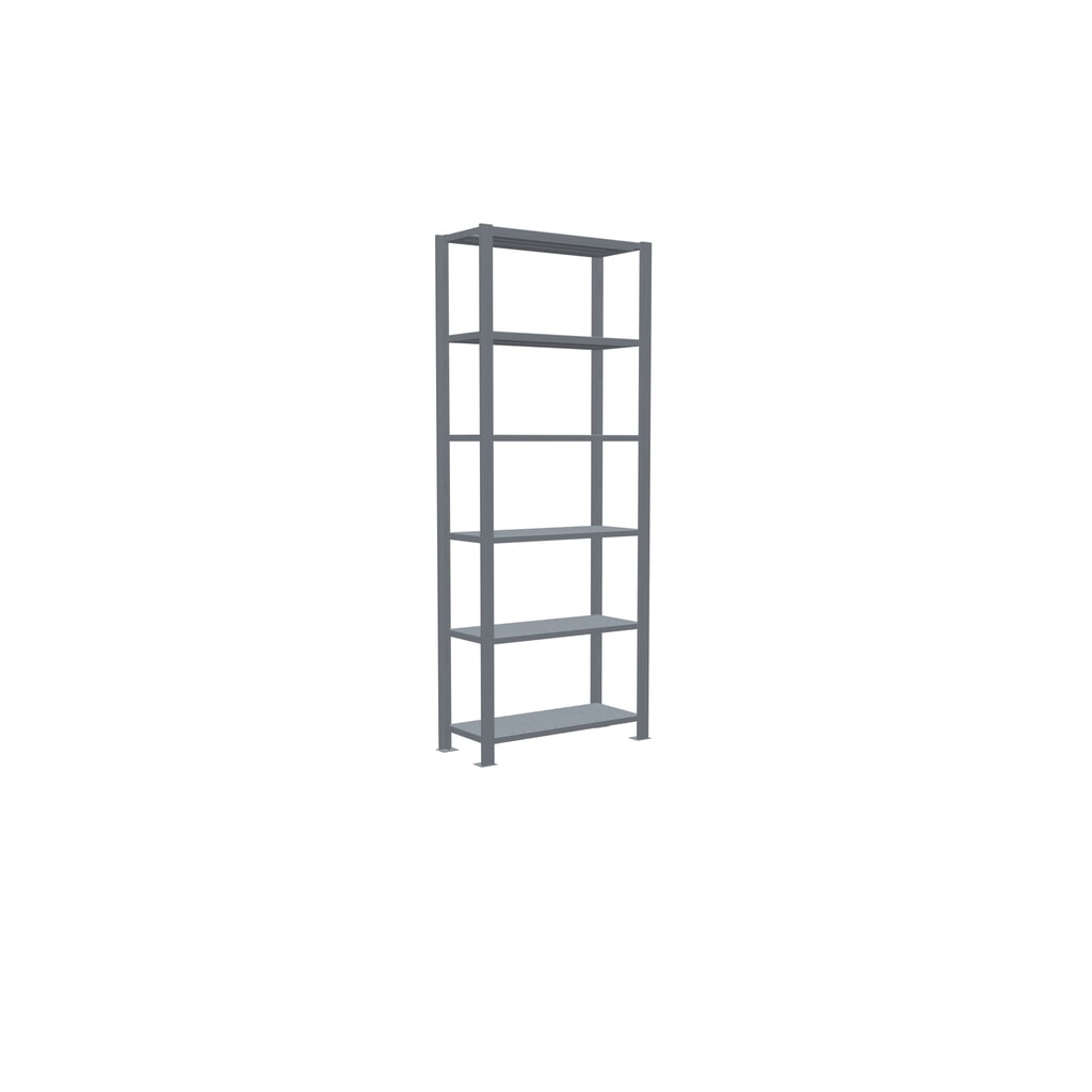 Estantería para archivos SCHULTE GF, unilateral, con topes finales, carga por estante de 85 kg, Al x An x P: 2.000 x 750 x 300 mm Número de imagen del producto 2: Estantería para archivos SCHULTE GF, unilateral, con topes finales, carga por estante de 85 kg, Al x An x P: 2.000 x 750 x 300 mm