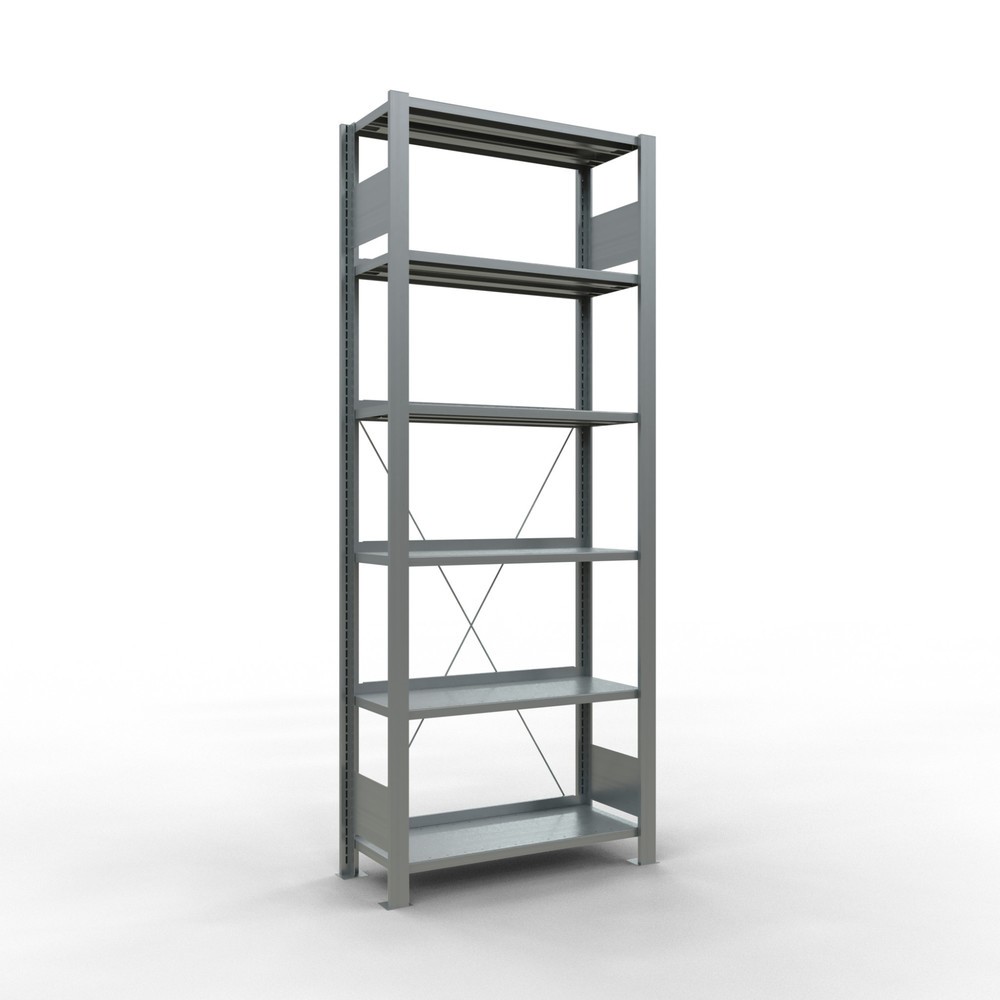 Imagen del producto: Estantería para archivos SCHULTE GF, unilateral, con topes finales, carga por estante de 85 kg, Al x An x P: 2.000 x 750 x 300 mm