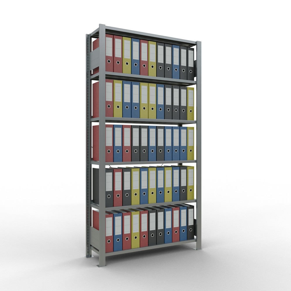 Número de imagen del producto 2: Estantería para archivos SCHULTE GF, unilateral, con topes finales, carga por estante de 85 kg, Al x An x P: 2.000 x 1.000 x 300 mm