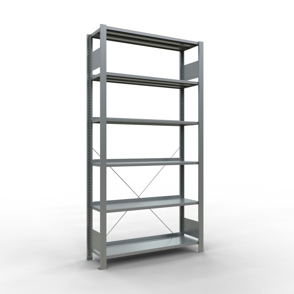 Imagen del producto: Estantería para archivos SCHULTE GF, unilateral, con topes finales, carga por estante de 85 kg, Al x An x P: 2.000 x 1.000 x 300 mm