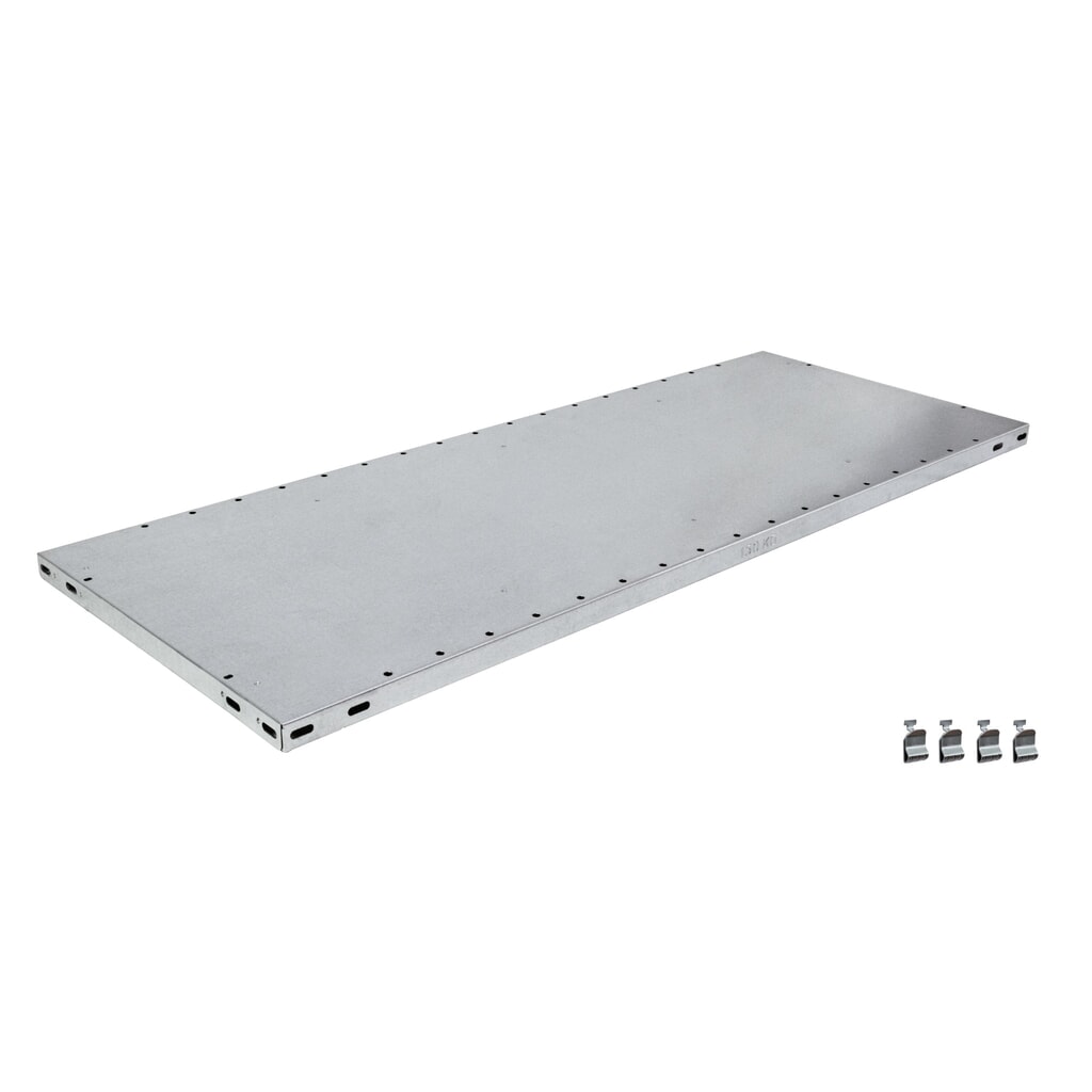 Imagen del producto: Estantería para estantería de cargas pequeñas sistema de encajado|sistema de ensamblajes Schulte, carga por estante 150 kg, Galvanizado, Ancho x Profundidad 1.000 x 300 mm