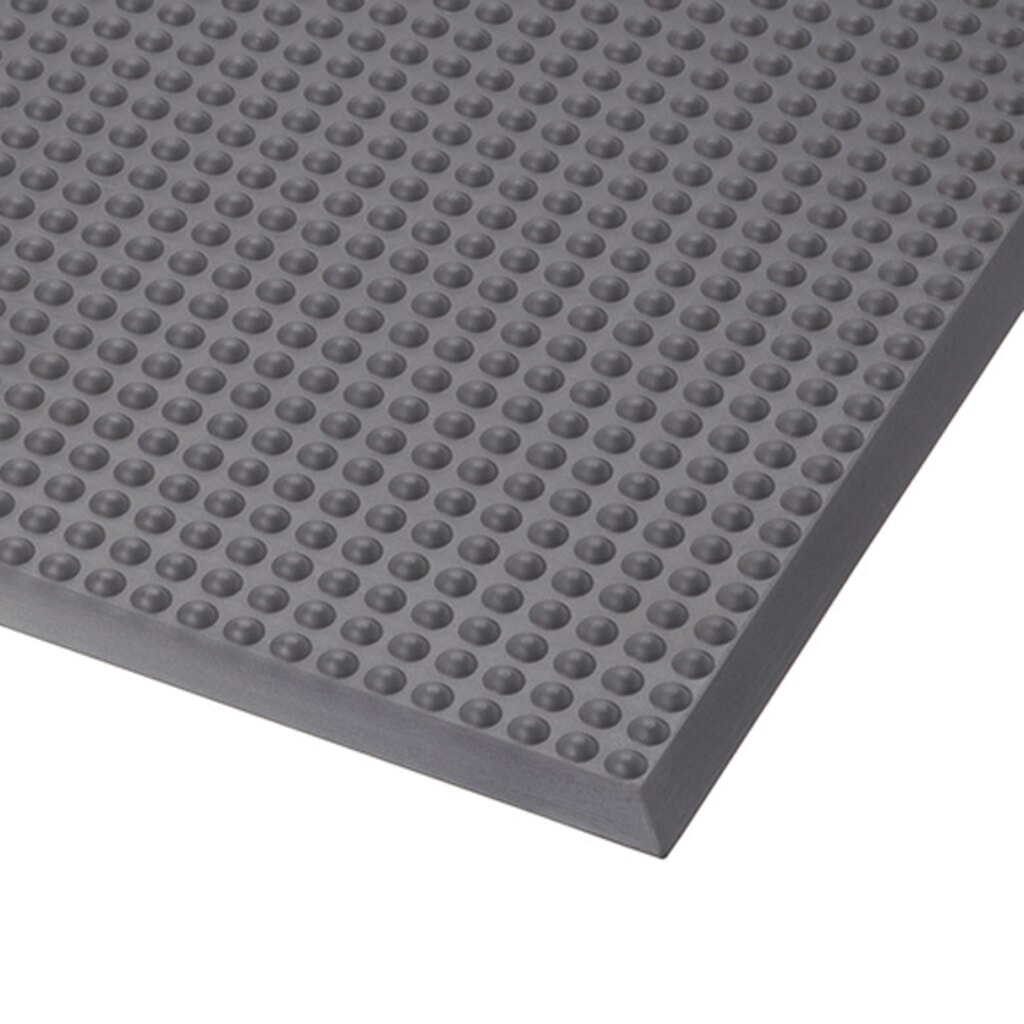 Esterilla antifatiga, poliuretano, botonada, An x La 650 x 950 mm Imagen del producto: Esterilla antifatiga, poliuretano, botonada, An x La 650 x 950 mm