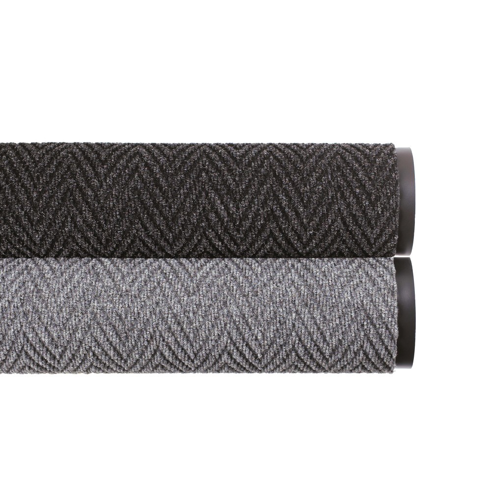 Número de imagen del producto 2: Esterilla antisuciedad, diseño de espina de pescado, PP, An x L 600 x 900 mm, antracita
