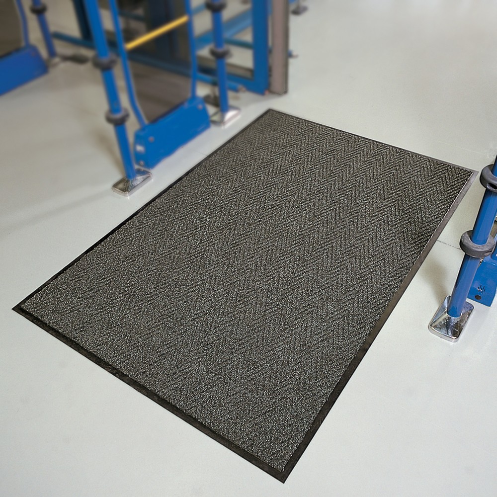 Número de imagen del producto 4: Esterilla antisuciedad, diseño de espina de pescado, PP, An x L 600 x 900 mm, antracita