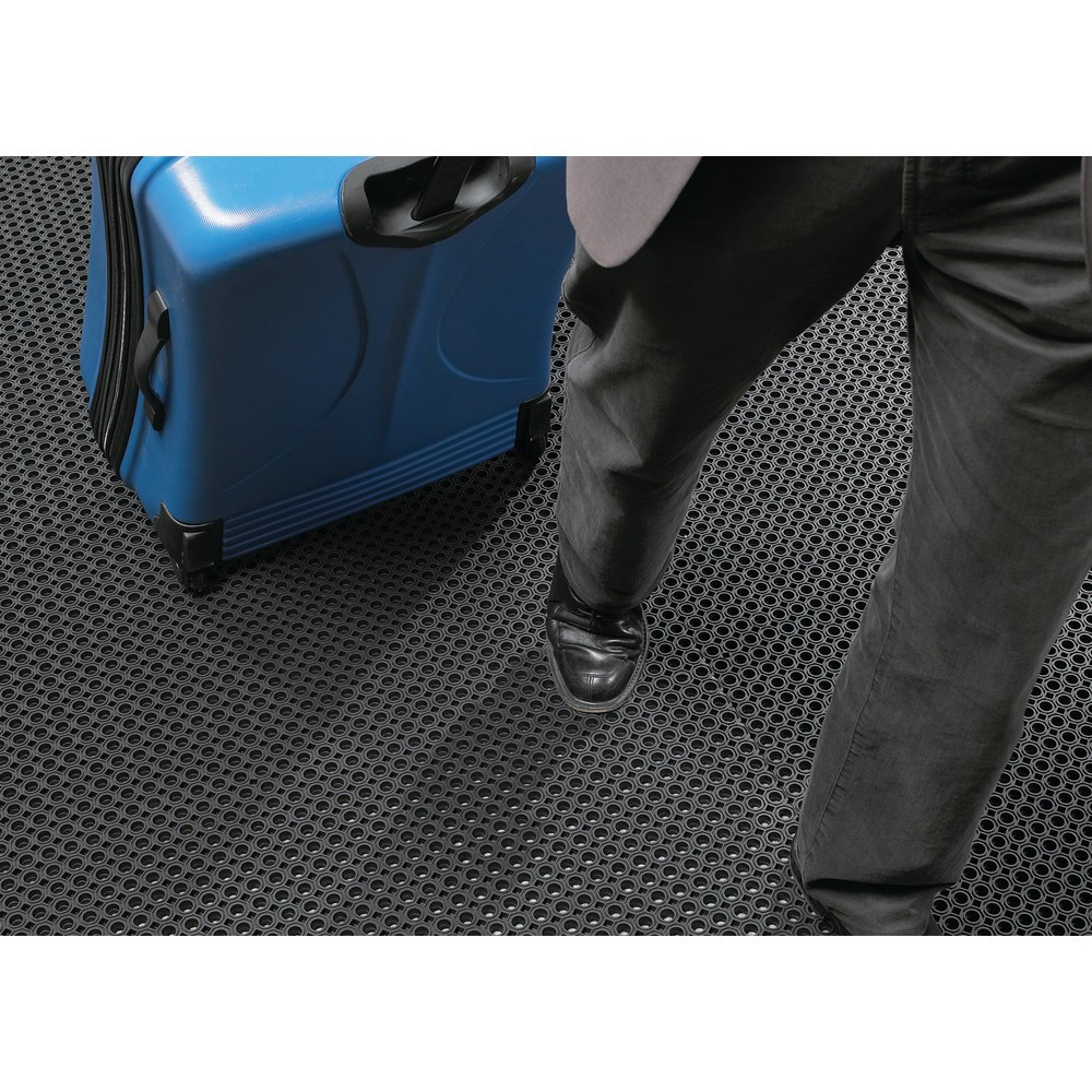 Número de imagen del producto 3: Esterilla antisuciedad NoTrax Aqua Oct-O-Flex™, A x F 750 x 1.000 mm, negro